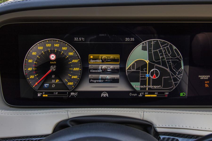Панель приборов Mercedes-Benz S560 Lang 2017 года  (WW) (фото 22 из 50)